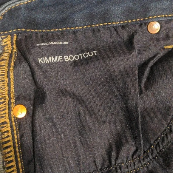 7 FAM Kimmie Bootcut Size 32 Jeans - Picture 8 of 14